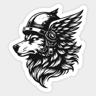 Wolf Rider V1 Sticker